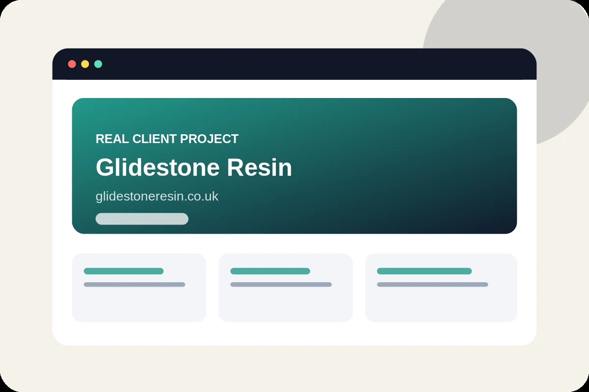 Glidestone Resin project visual